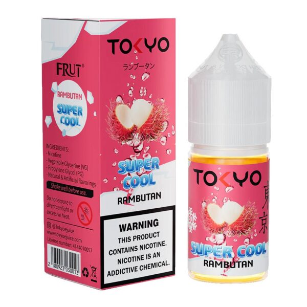Tokyo Super Cool Series Salt – Rambutan Ice 30ml (35, 50 mg) - Image 2